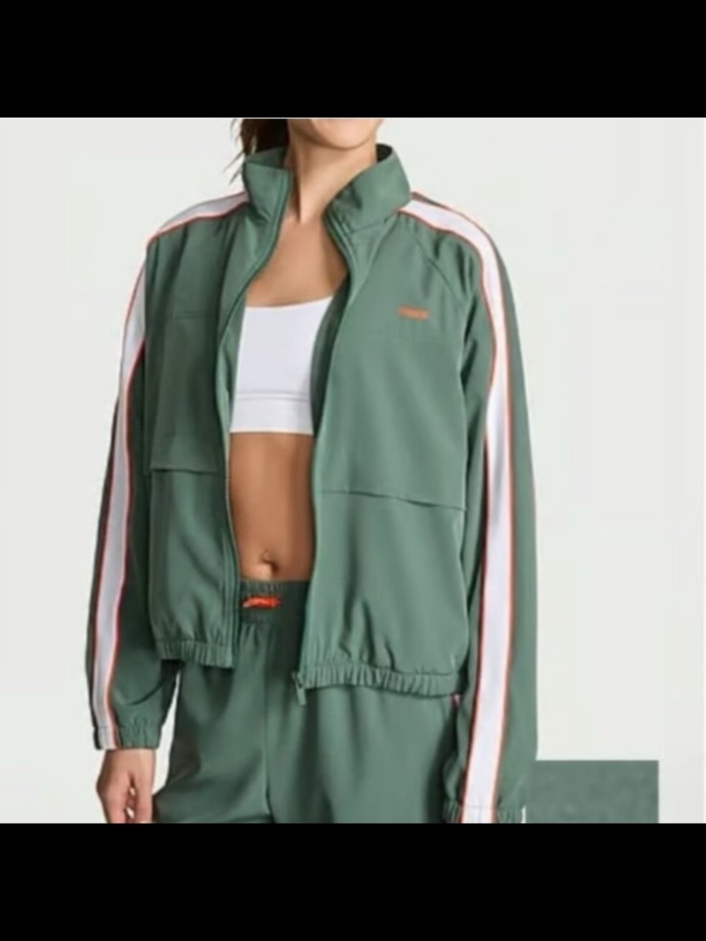 PINK Victoria's Secret - Tech Woven Full Zip Jacket